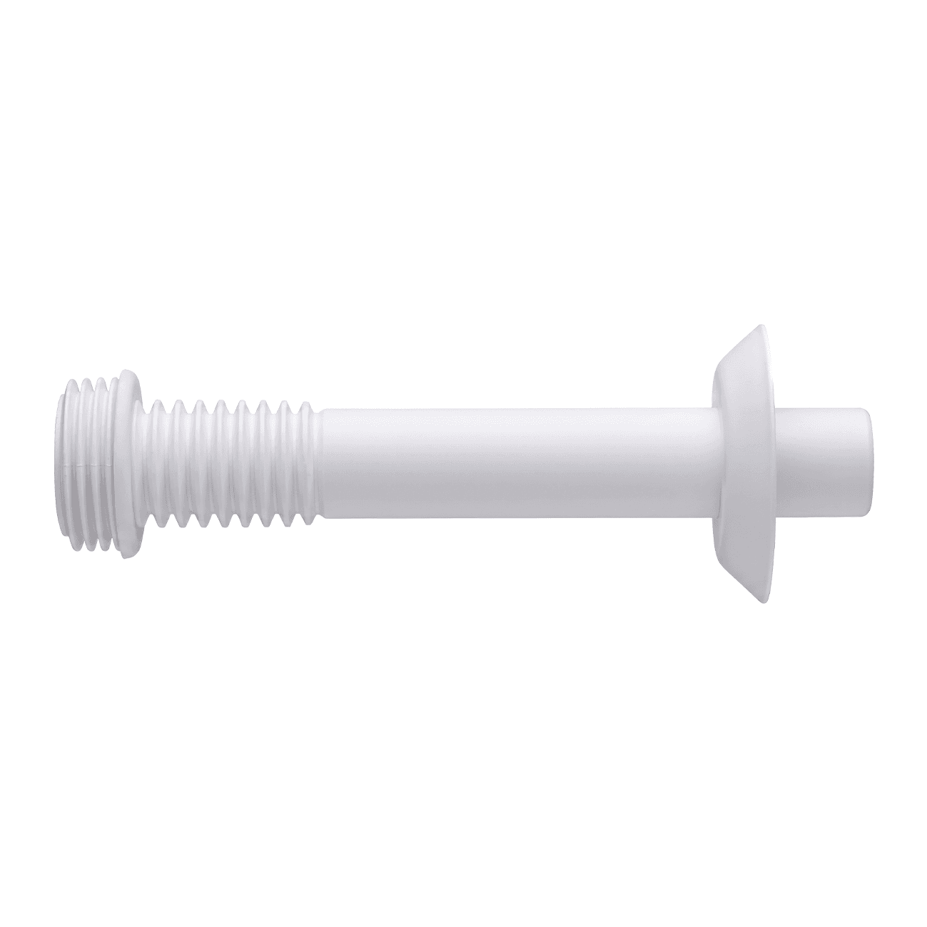 TUBO DE LIGAÇÃO FLEXÍVEL BRANCO 240 mm PARA VASO SANITÁRIO