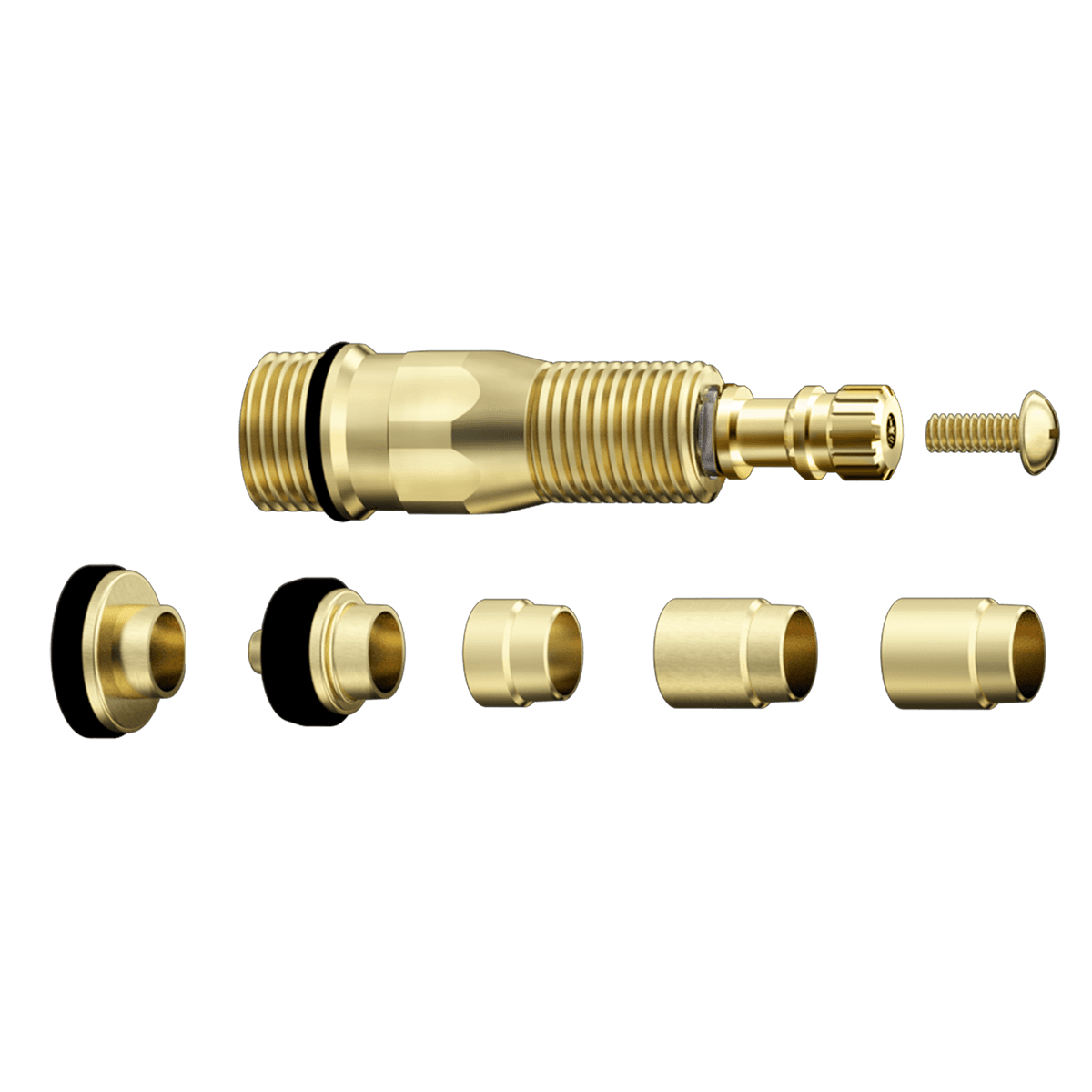 KIT REPARO PARA REGISTRO DE PRESSÃO ROSCA N.34 COM TELESCÓPICO  [COMPATÍVEL ESTRIA DECA*]