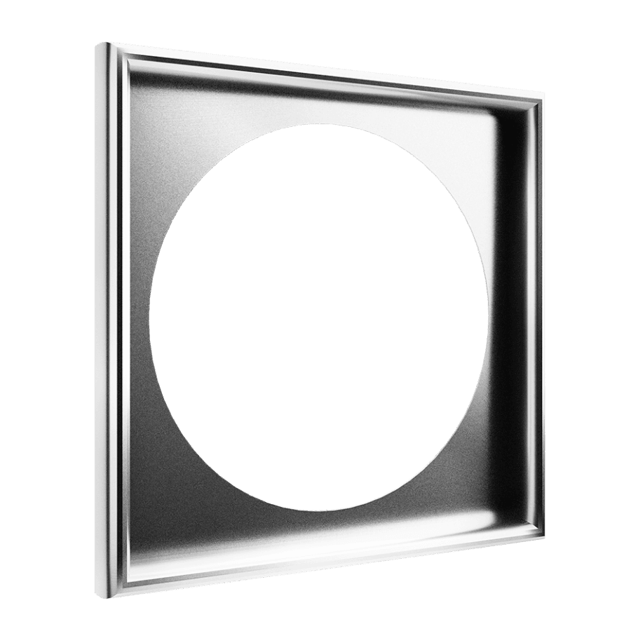 PORTA GRELHA EM AÇO INOXIDÁVEL QUADRADA 100 mm