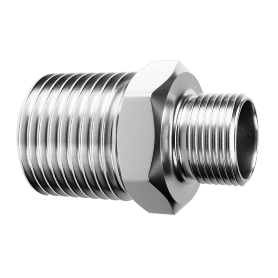 NIPLE 1/2" X M14 CROMADO