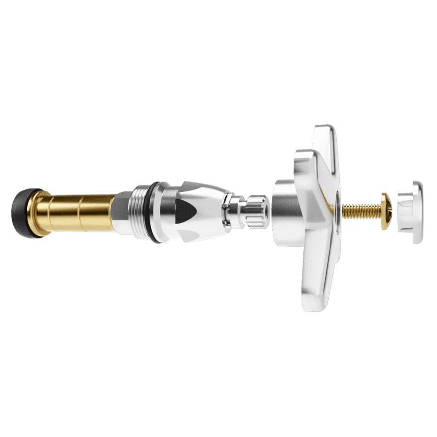 KIT REPARO PARA TORNEIRA CROMADO ROSCA N.0 COM TELESCÓPICO E VOLANTE C-23