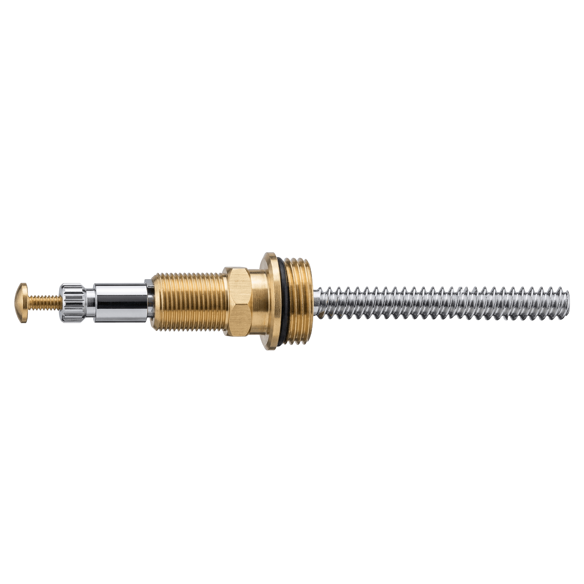 Repair kit for gate valve compatible with Deca*, chrome-plated stem, 1/2" thread.