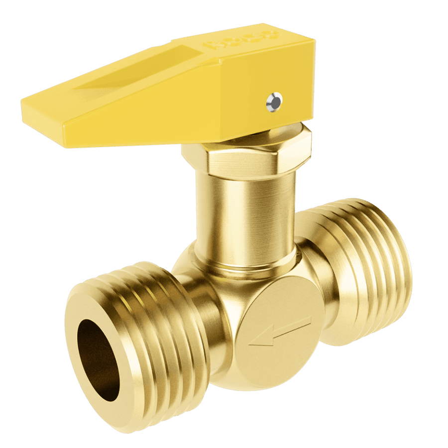 REGISTRO CORTA-FOGO 1/2" NPT [M] X 1/2" NPT [M]