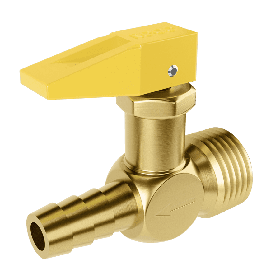 REGISTRO CORTA-FOGO 1/2" NPT [M] X 3/8" TM
