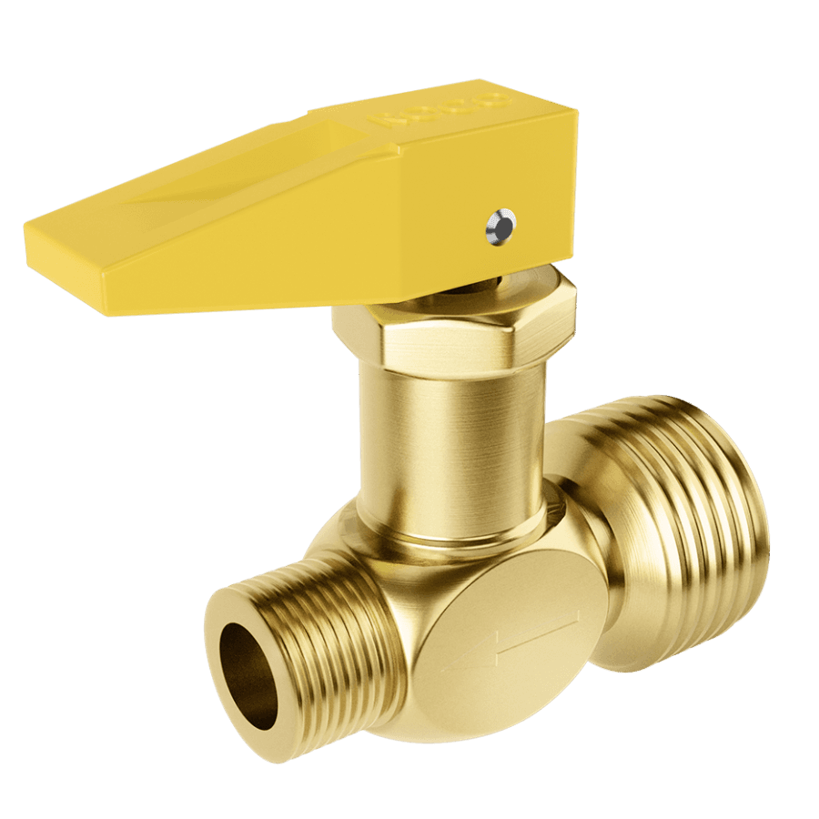 REGISTRO CORTA-FOGO 1/2" NPT [M] X 1/4" NPT [M]