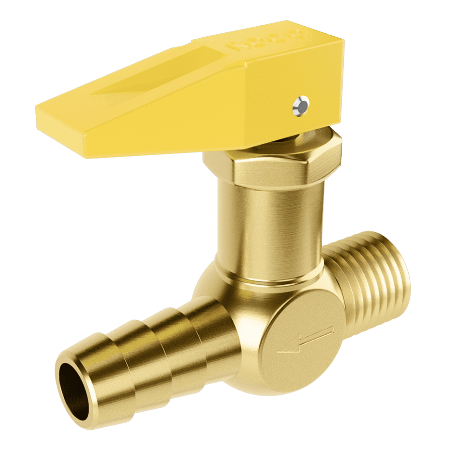 REGISTRO CORTA-FOGO 1/4" NPT [M] X 3/8" TM
