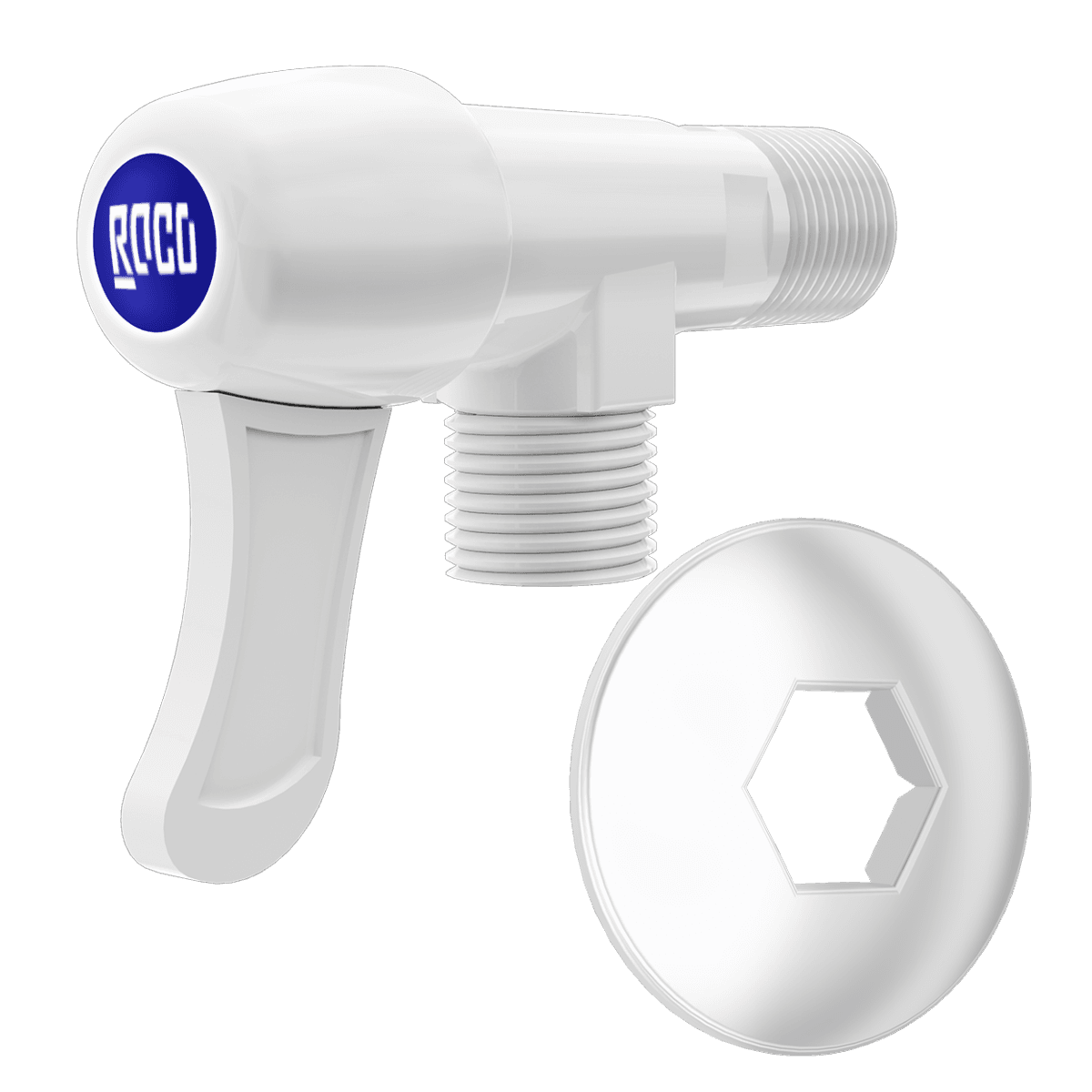 REGISTRO ABS BRANCO PARA DUCHA HIGIÊNICA - LINHA ECONÔMICA