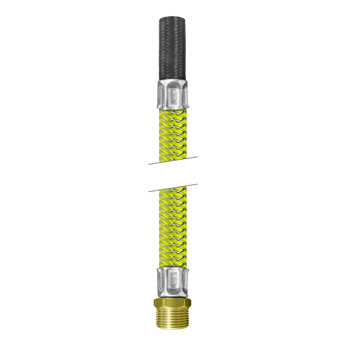 FLEXÍVEL PARA GÁS 1/2” MACHO X 3/8” TM - 60 cm