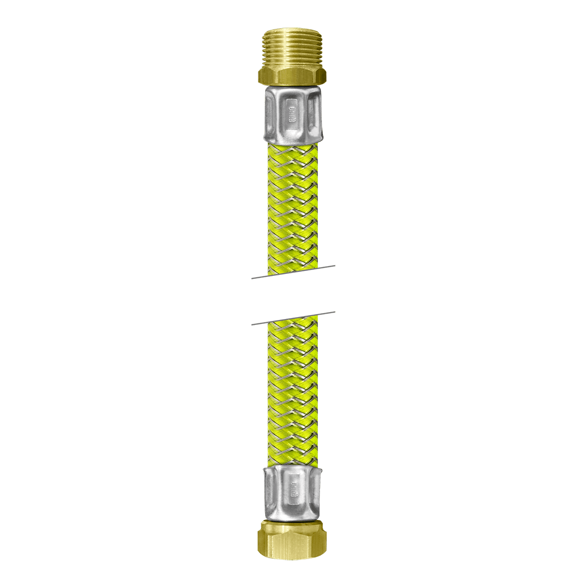 FLEXÍVEL PARA GÁS 1/2” MACHO X 1/2” FÊMEA - 60 cm