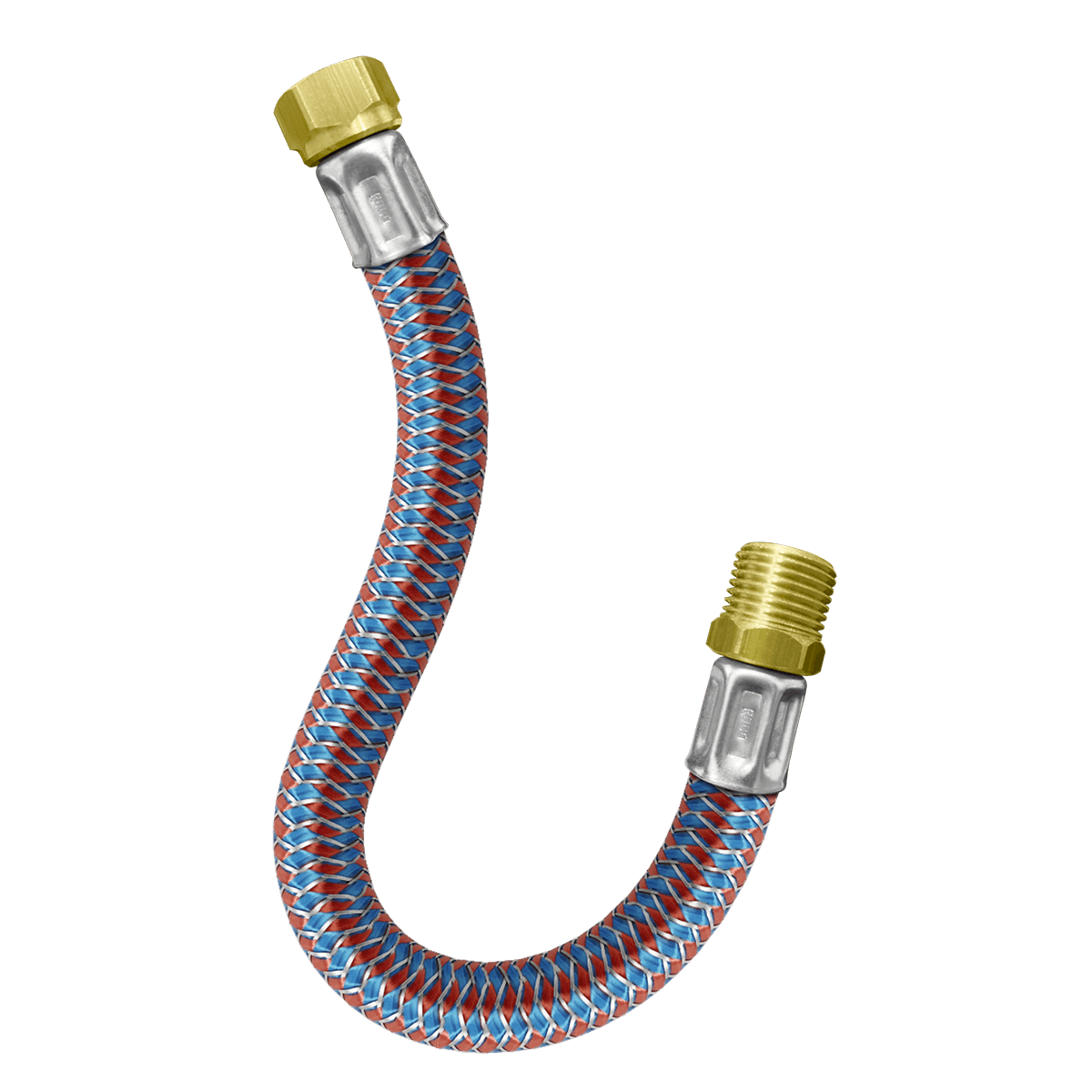 FLEXÍVEL PARA ÁGUA QUENTE/FRIA - MACHO X FÊMEA 1/2” - 30 cm