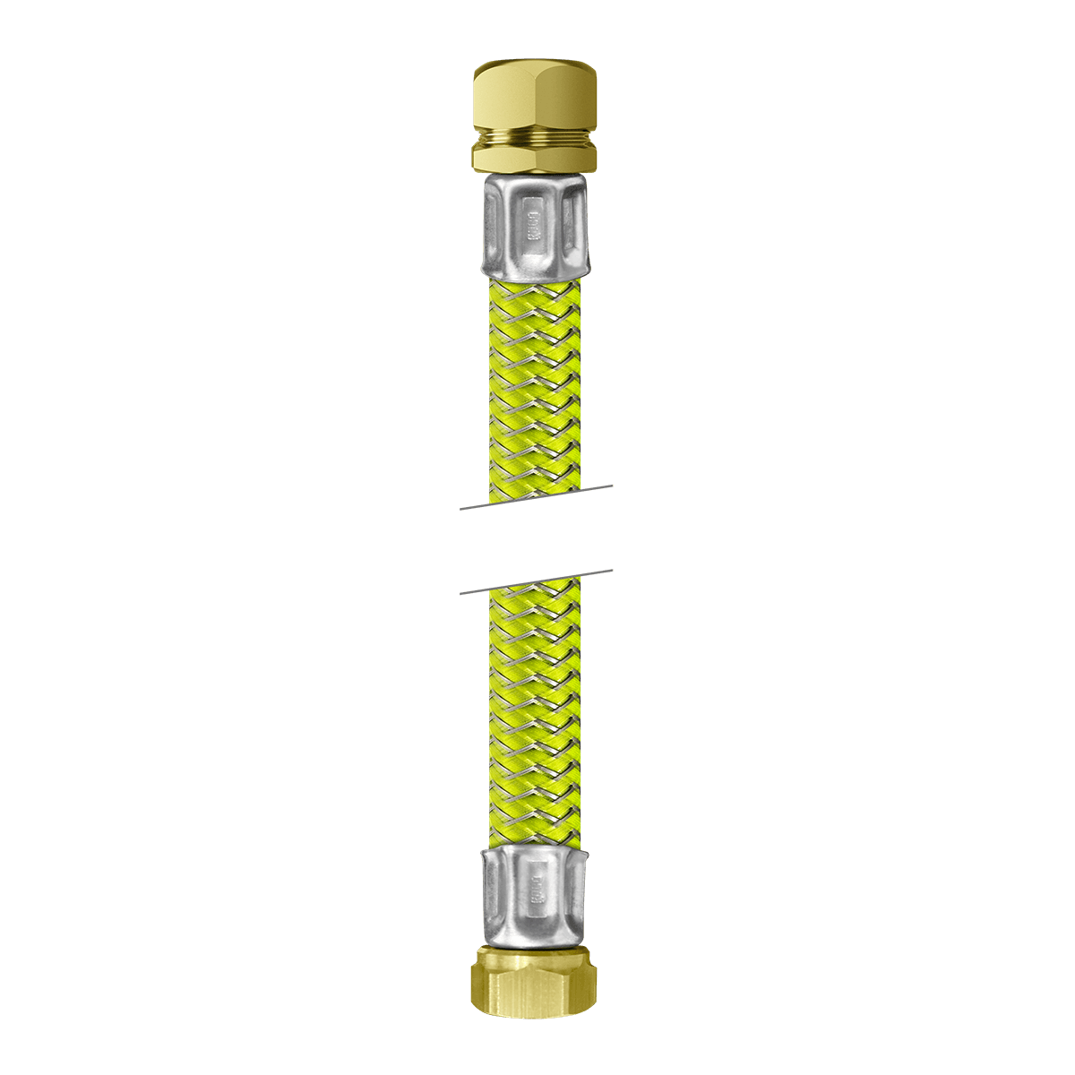 FLEXÍVEL PARA GÁS 1/2” FÊMEA X 3/8” ENGATE RÁPIDO - 1,2 m