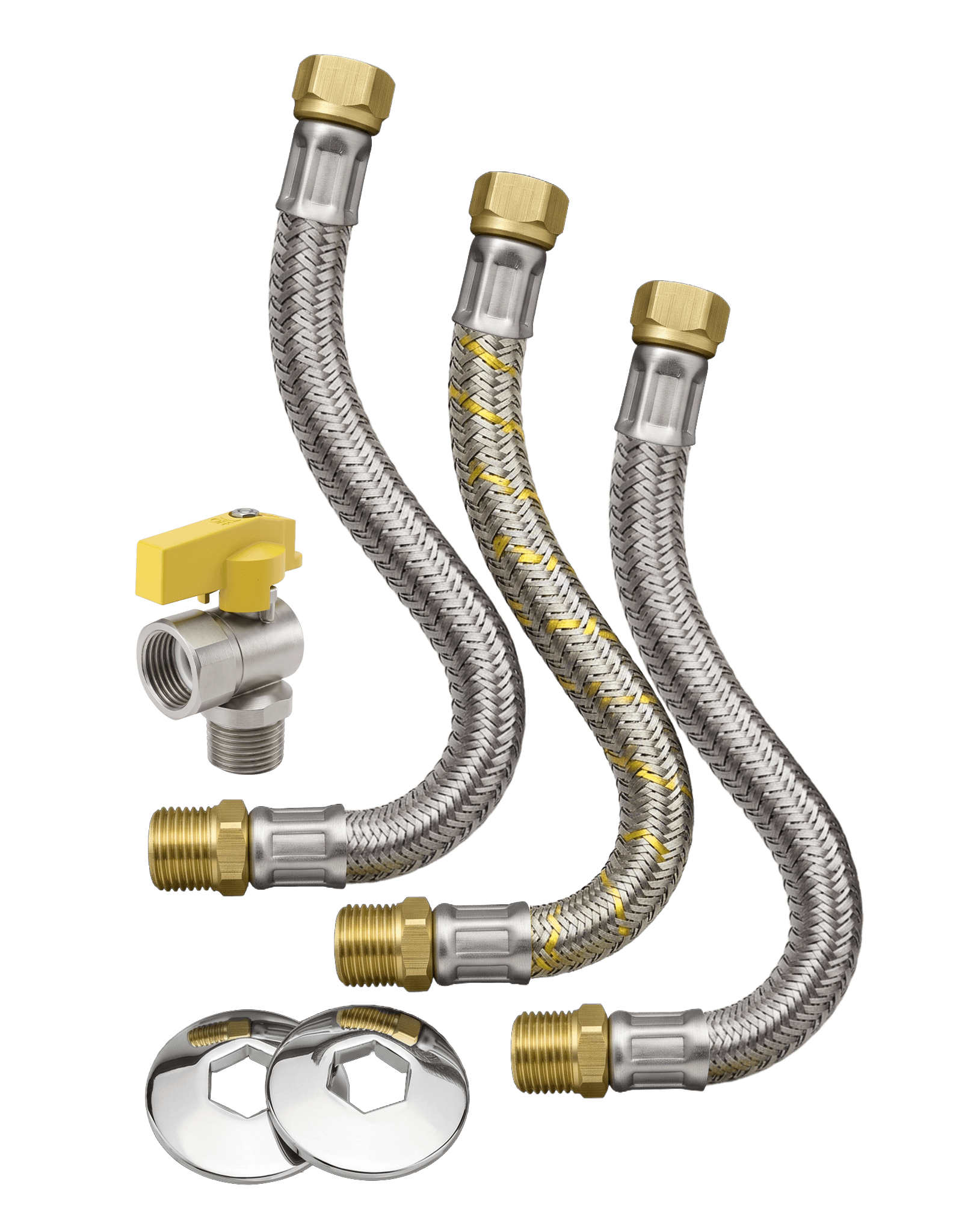 KIT AQUECEDOR BIG 1/2”(M) X 1/2”(F) - 40 cm - BRANCO