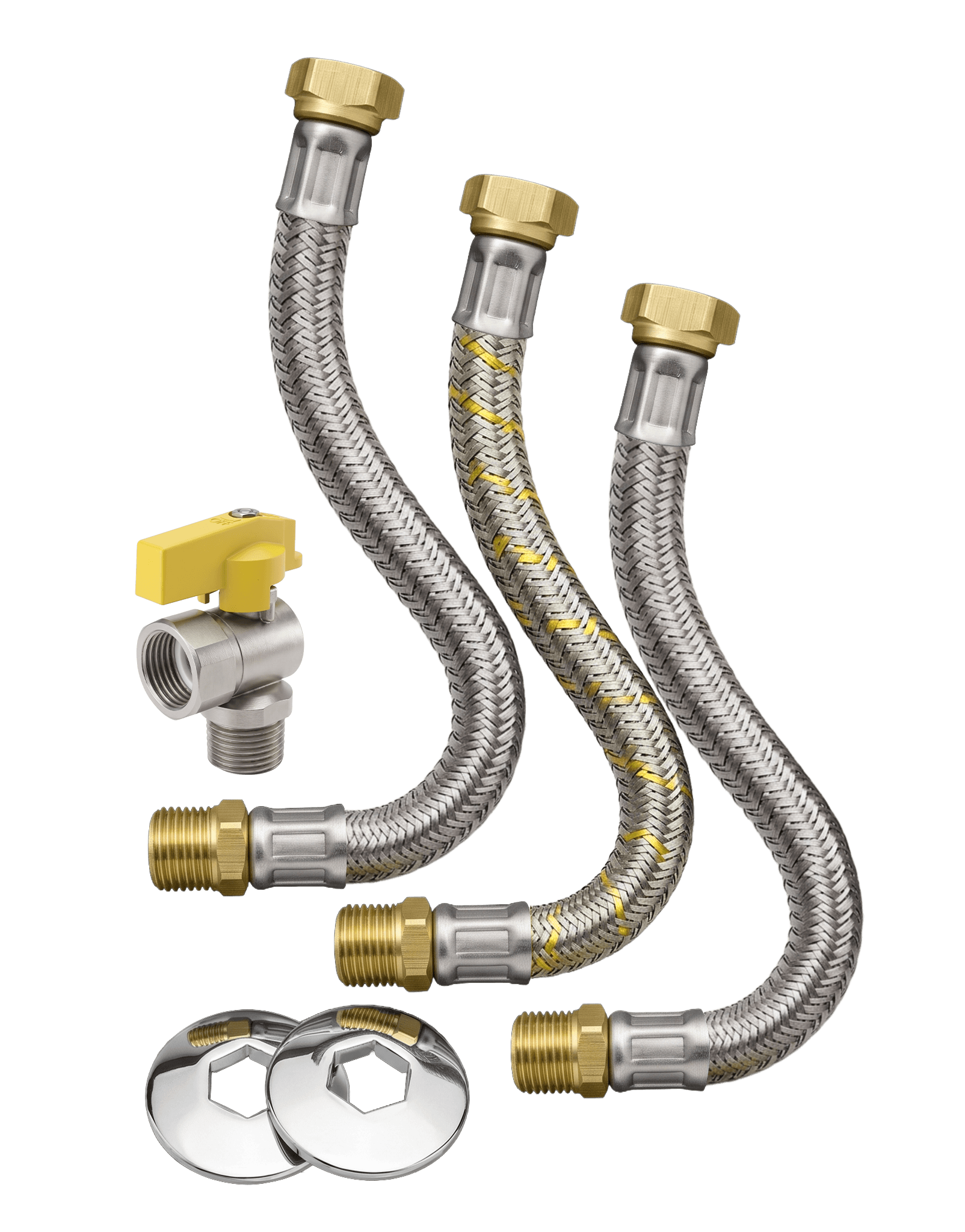 KIT AQUECEDOR BIG 1/2”(M) X 3/4”(F) - 40 cm - BRANCO