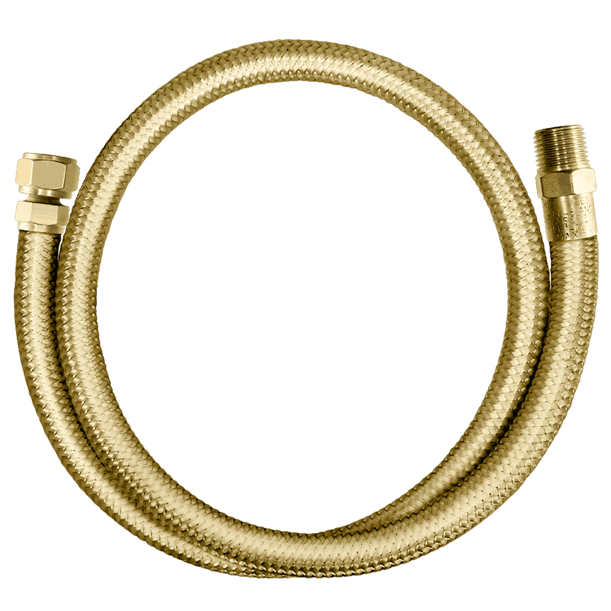 TOMBAK GAS FLEXIBLE HOSE - 1/2” MALE X 1/2” FEMALE - 60 cm