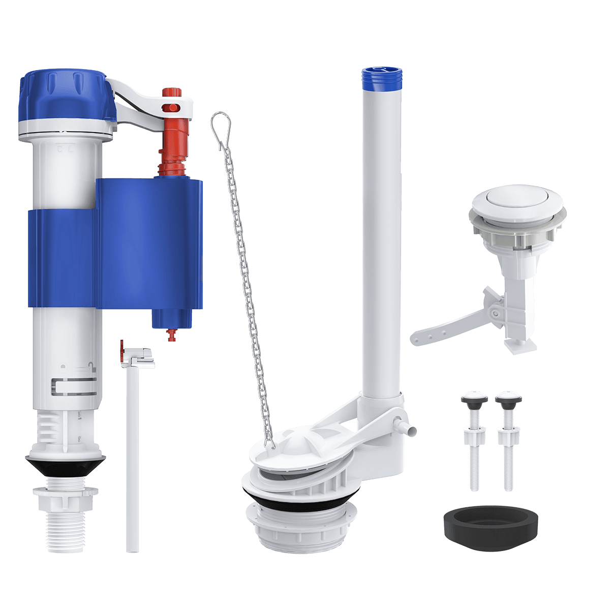 CONJUNTO COMPLETO PARA CAIXAS ACOPLADAS - LINHA ECONÔMICA